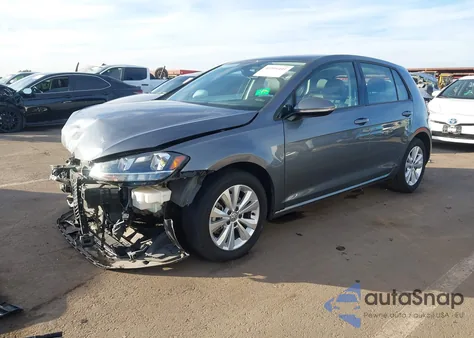 2020 Volkswagen Golf 1.4T Tsi from USA, damaged, VIN 3VWW57AU2LM017001